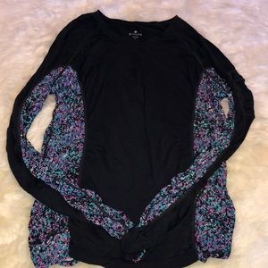 Athleta long sleeve working out top